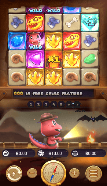 ทดลองเล่นสล็อต AMBSLOT Dino Gems