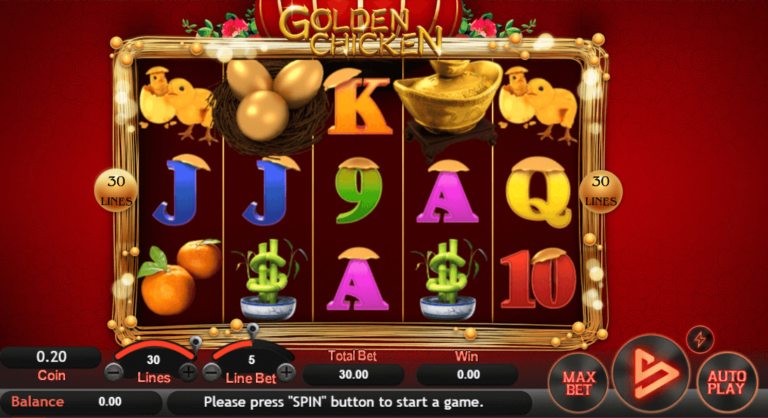 ทดลองเล่นสล็อต SimplePlay Golden Chicken