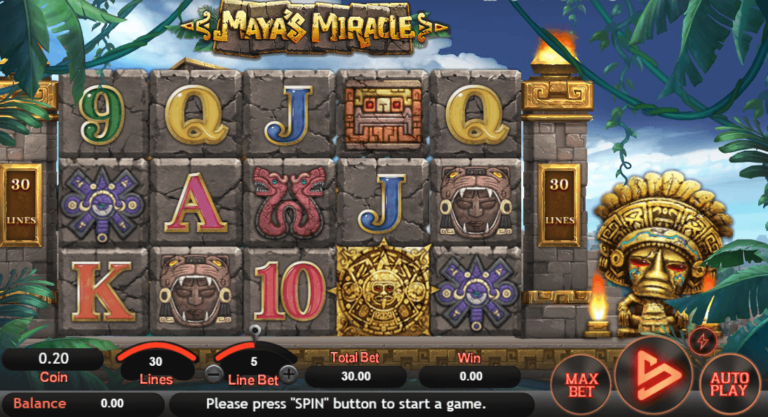 ทดลองเล่นสล็อต SimplePlay Maya's Miracle