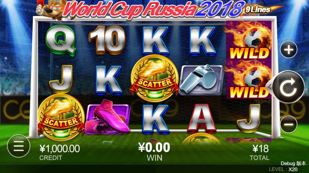 World Cup Russia2018 CQ9 slotxo