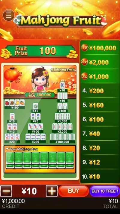 Mahjong Fruit CQ9 slotxo