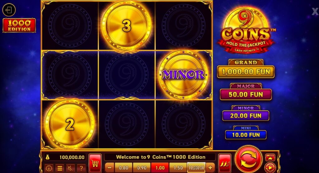 9 Coins 1000 Edition Wazdan Direct slotxo-xo ทางเข้า