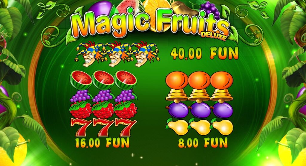 Magic Fruits Deluxe wazdan direct slotxo-xo ฝาก ถอน