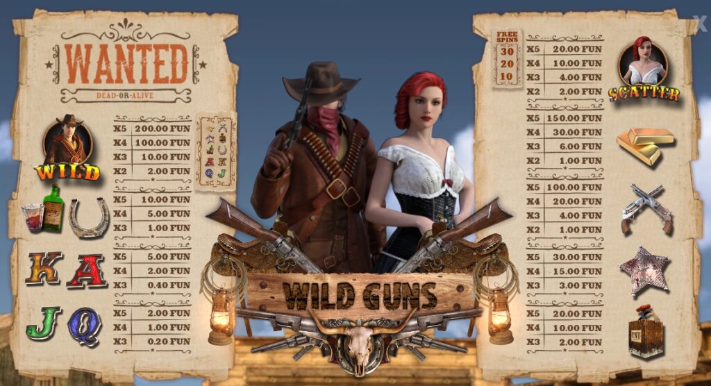 Wild Guns wazdan direct slotxo-xo ฝาก ถอน