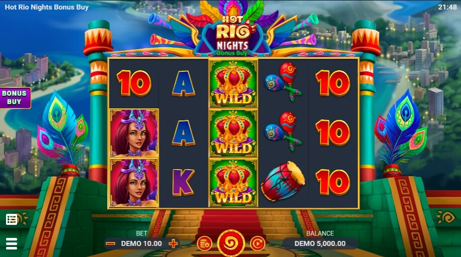 HOT RIO NIGHTS BONUS BUY Evoplay Slotxo168