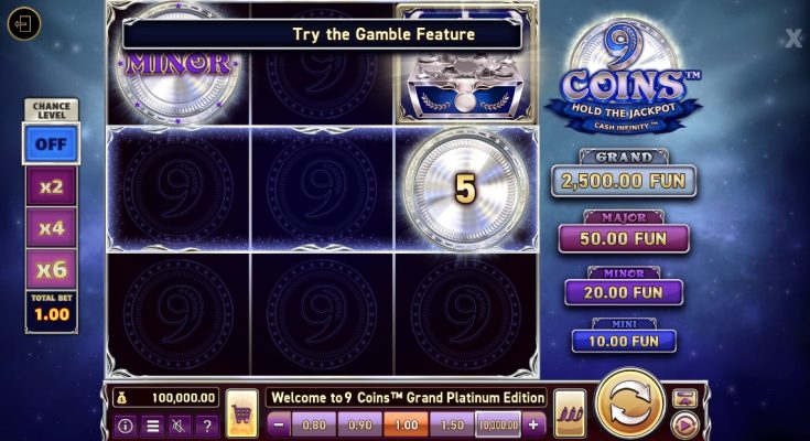 9 Coins Grand Platinum Edition Wazdan Direct slotxo-xo ทางเข้า