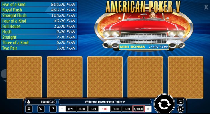 American Poker V Wazdan Direct slotxo-xo ทางเข้า