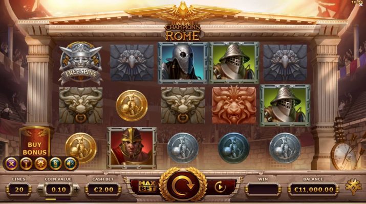 Champions of Rome yggdrasil slotxo