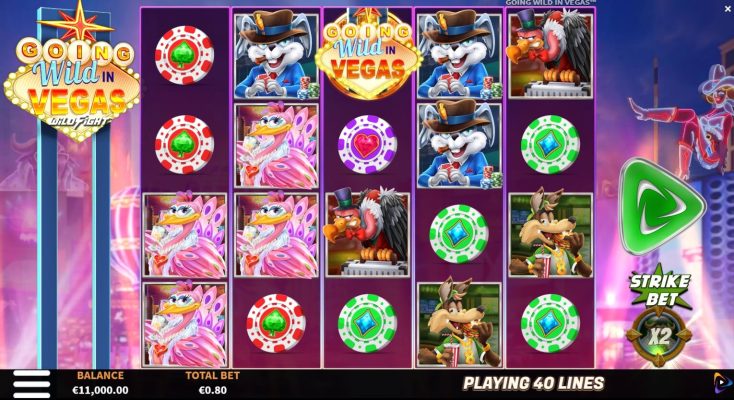 Going Wild in Vegas Wild Fight yggdrasil slotxo mobile