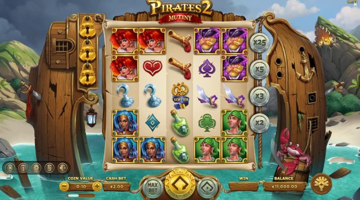 Pirates 2 Mutiny yggdrasil slotxo