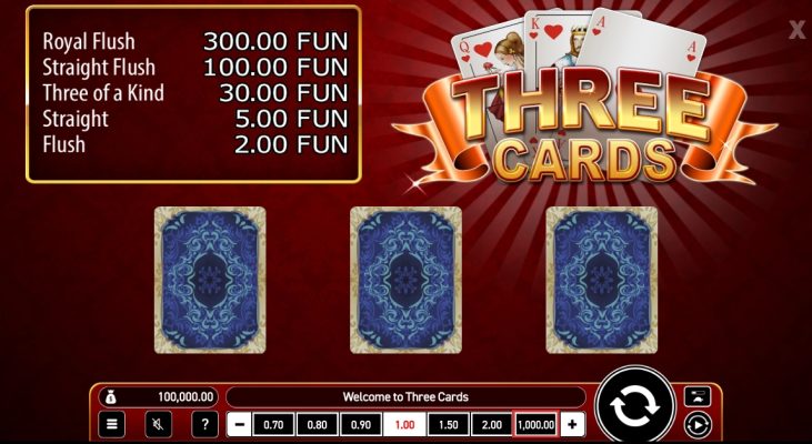 Three Cards Wazdan Direct slotxo-xo ทางเข้า